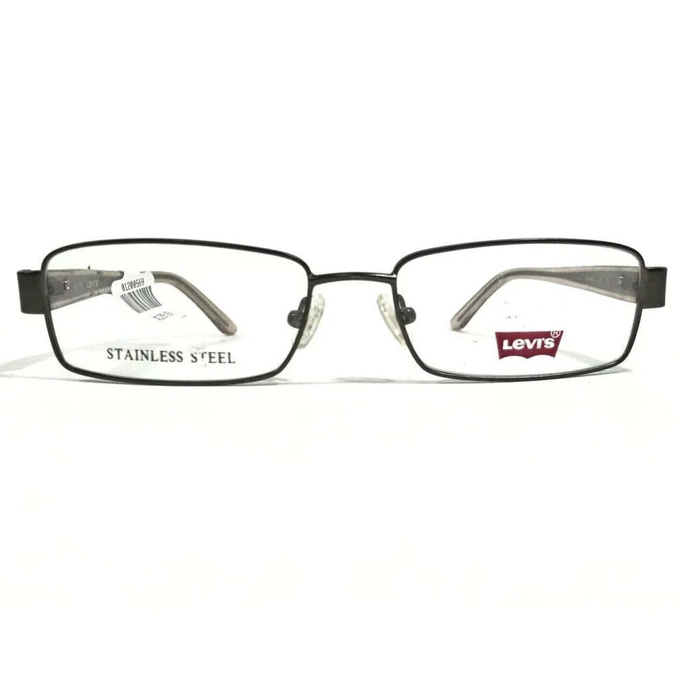 Levi's LS 544A-2 Eyeglasses Frames Brown Rectangular Full Rim 54-17-140